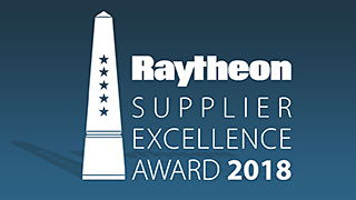 For The Third Consecutive Year Custom MMIC Secures Raytheon's Top Supplier Honors
